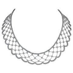 Collier Sophia en platine avec diamants de 26,69 carats