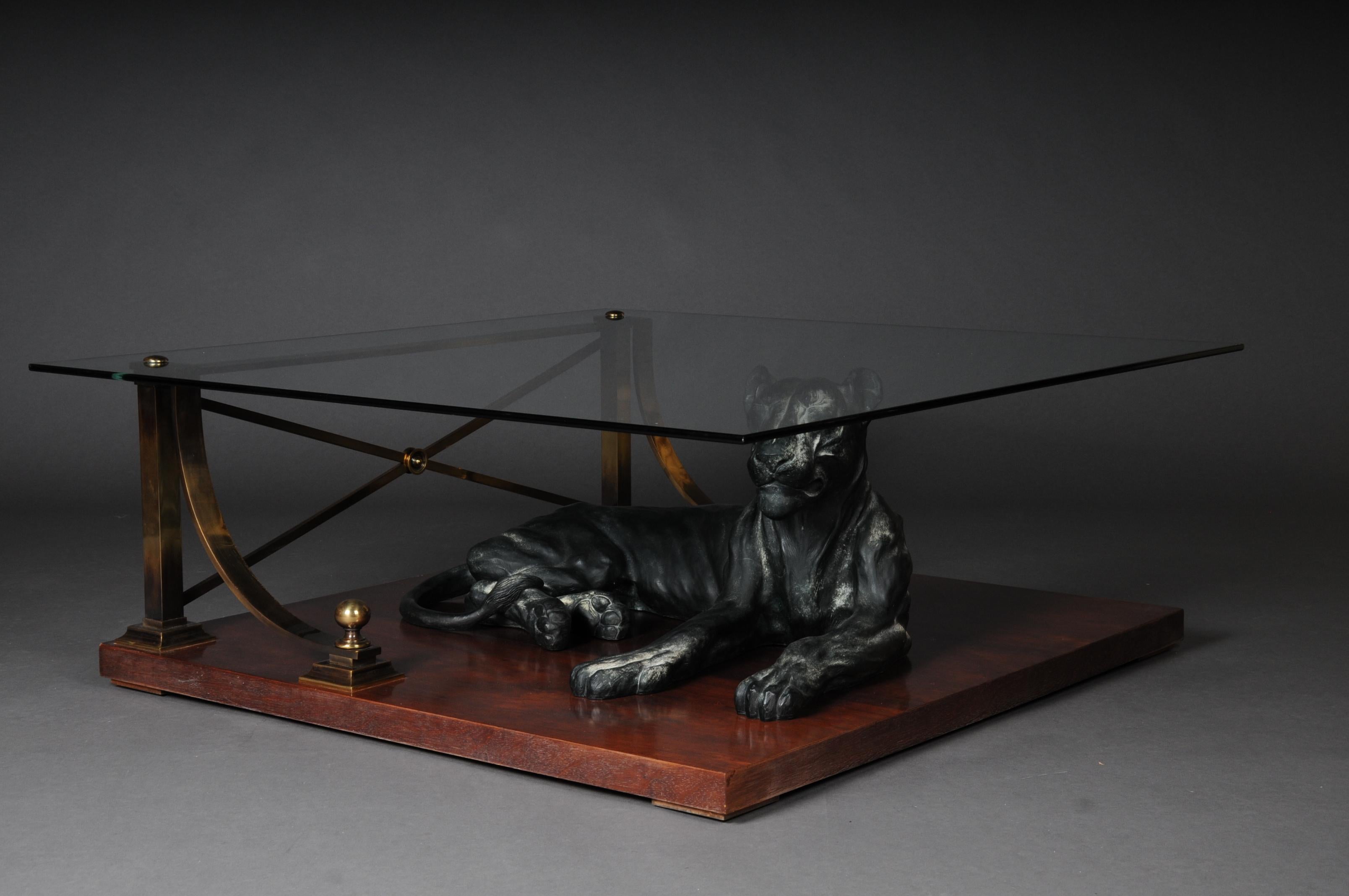 Luxurious Designer Coffee Table Panther In Good Condition In Berlin, DE