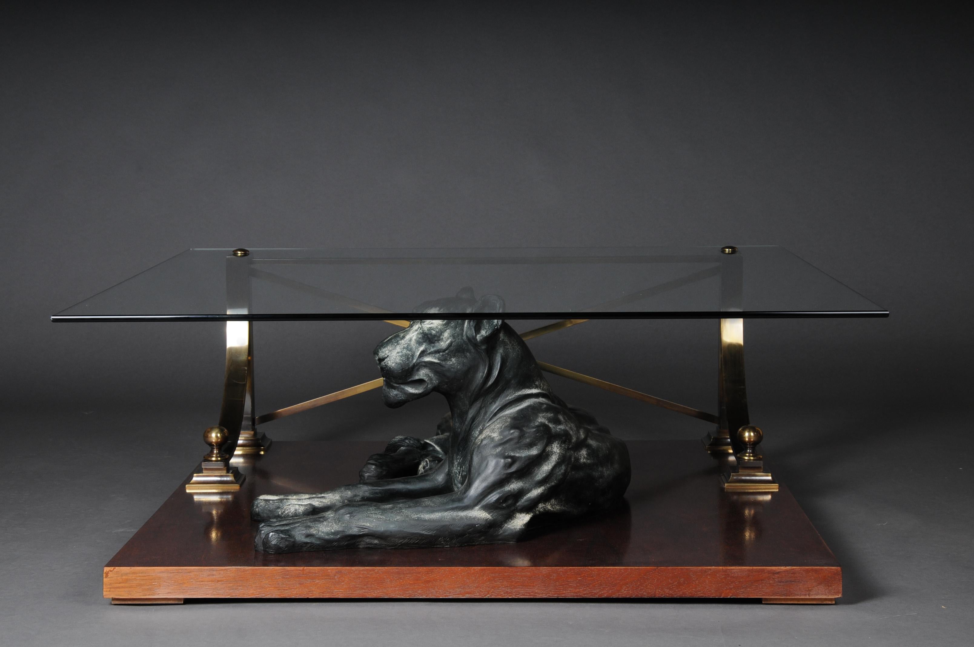 20th Century Luxurious Designer Coffee Table Panther