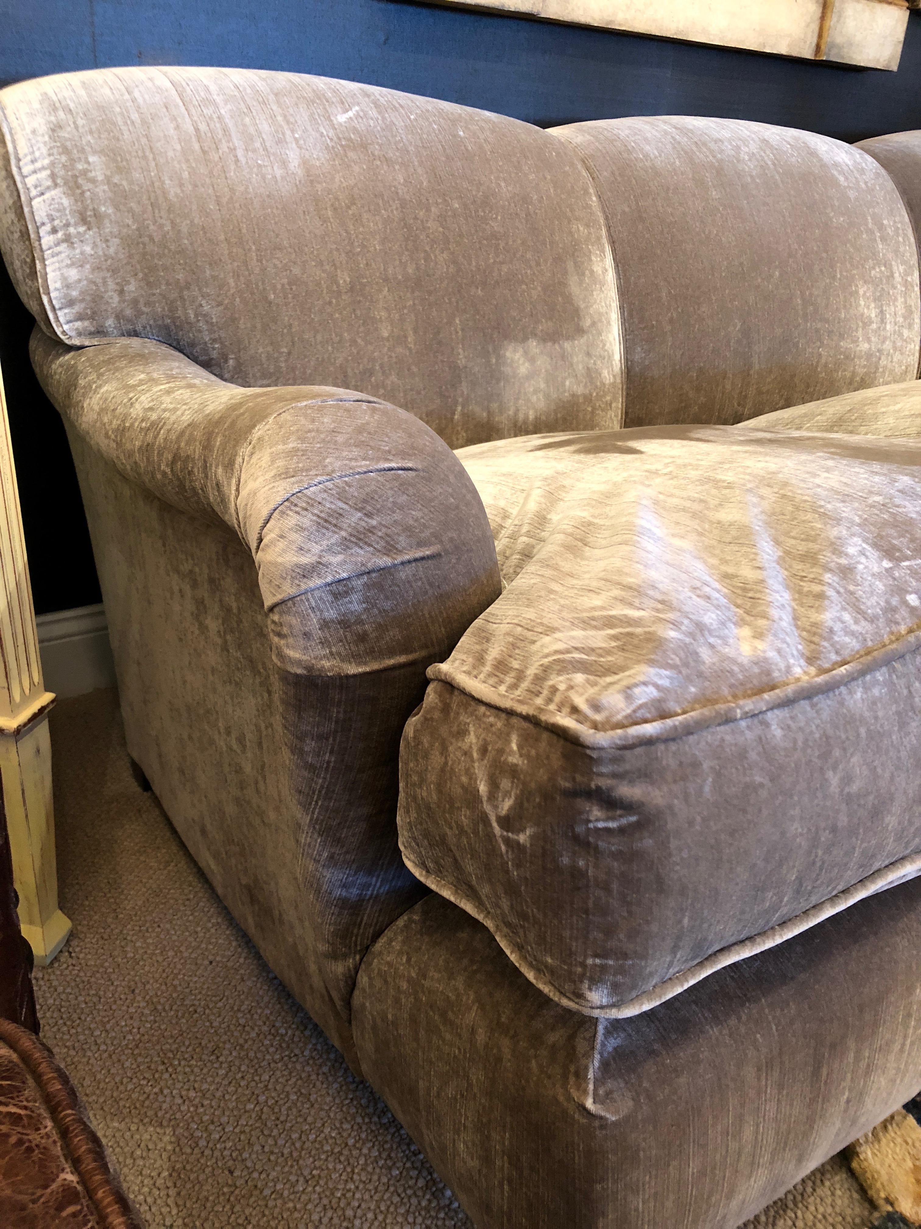 silk velvet sofa