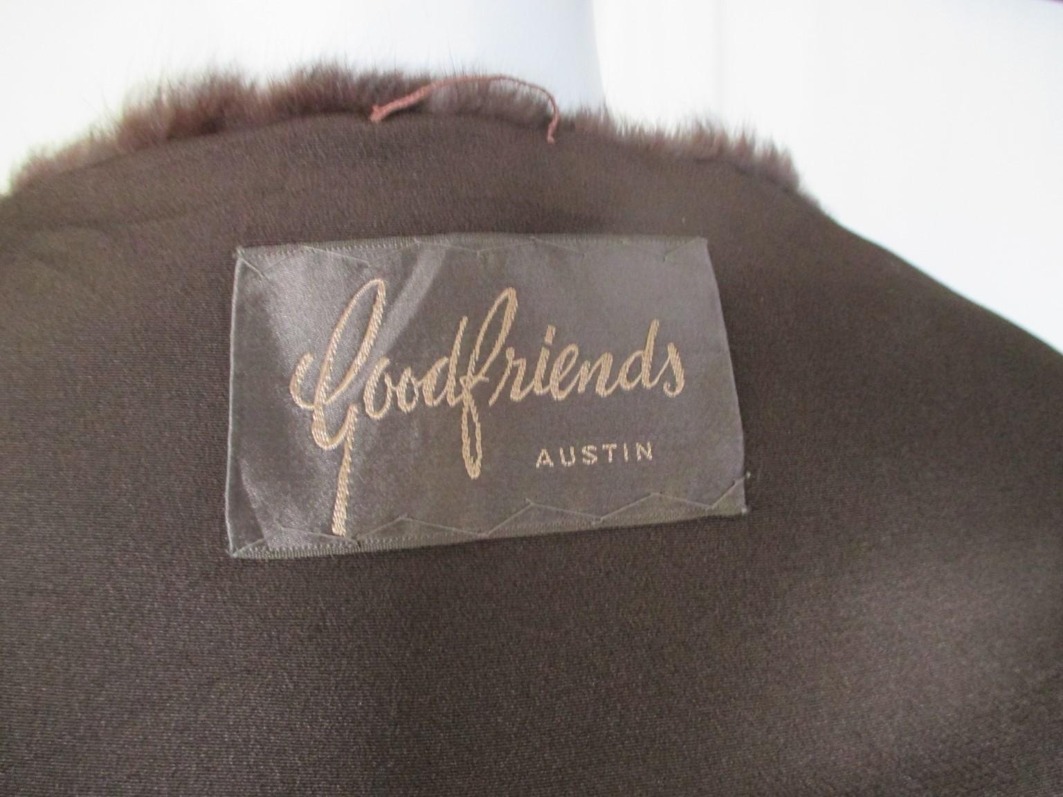 Black   Luxurious Fur Stole Goodfriends Austin