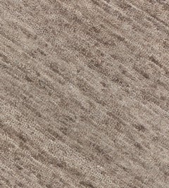 Luxurious Handwoven Wool and Silk Contemporary Rug