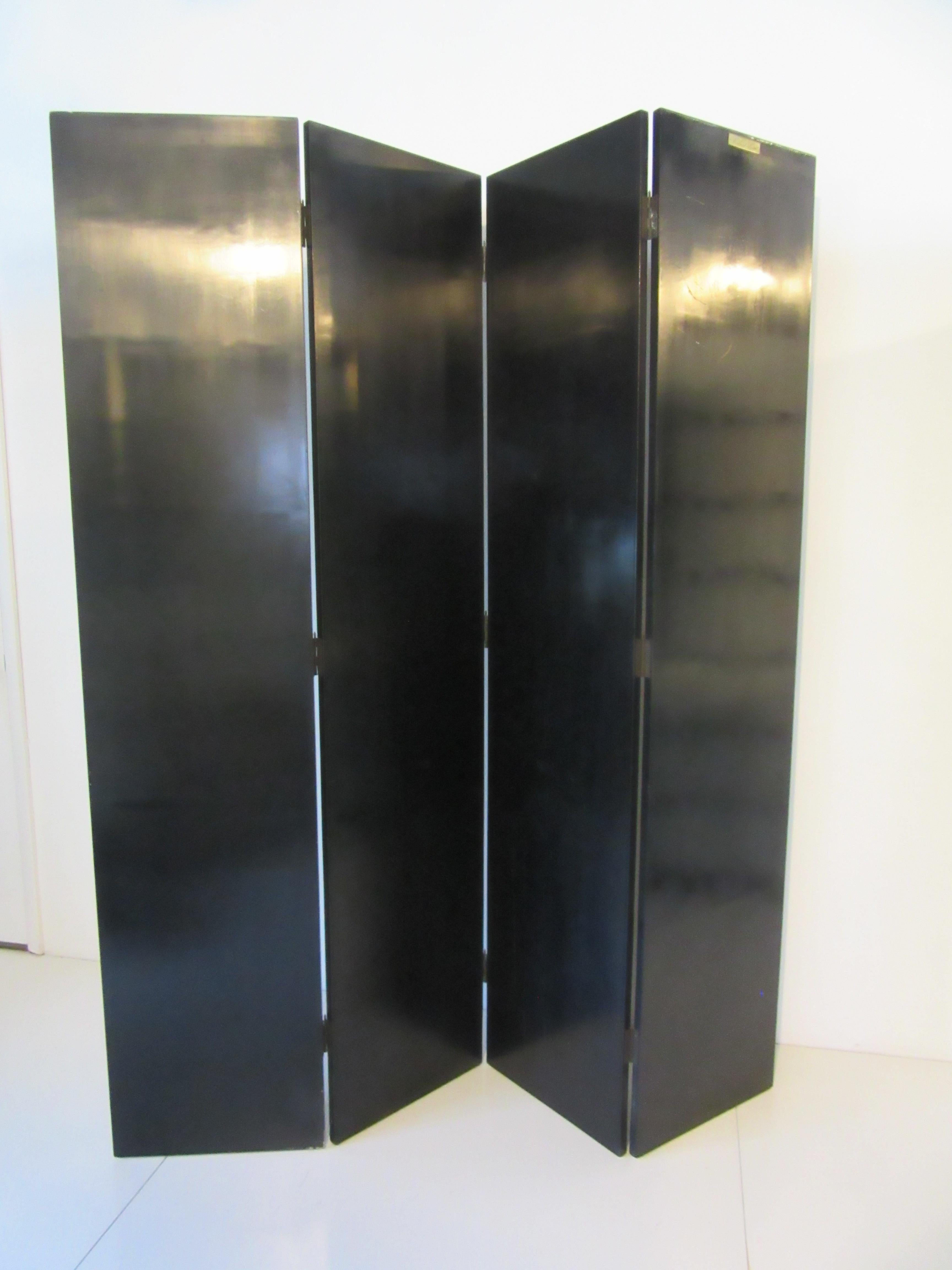 20th Century Luxurious Large 4 Panel Screen / Divider by Maitland Smith For Sale