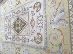 Luxurious Large Antique Spanish Savonnerie Louis XVI Style