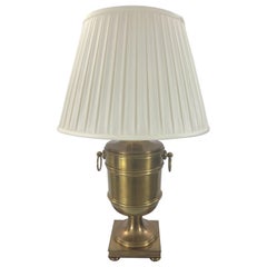 Luxurious Large Brass Urn Table Lamp by Ralph Lauren
