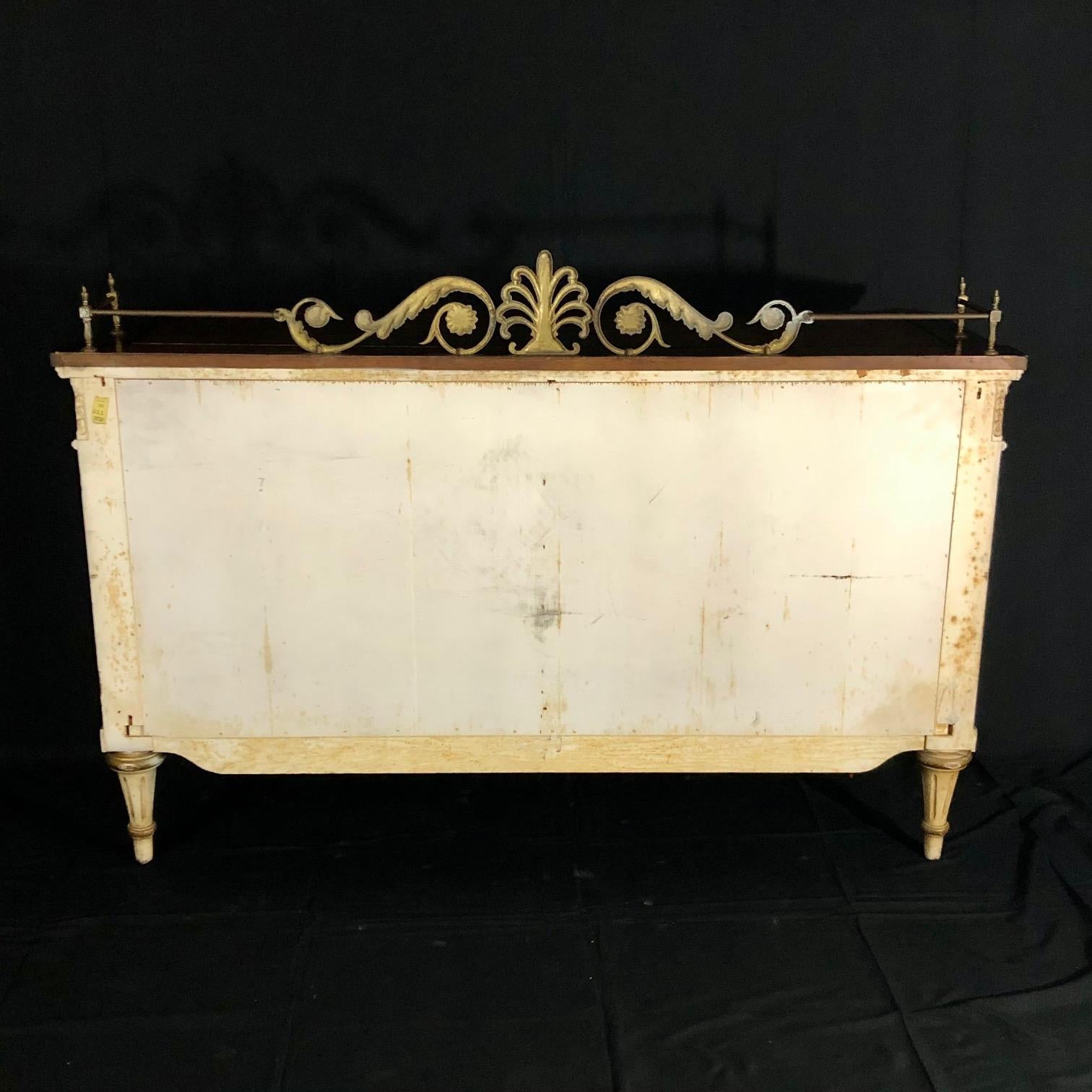 Luxurious Louis XVI Style Sideboard Buffet Cabinet 6