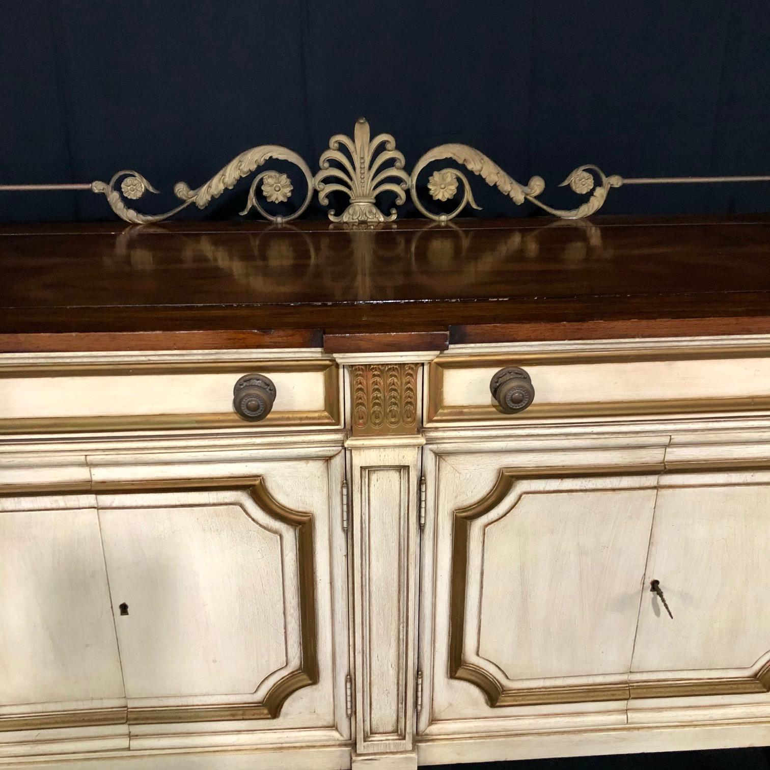 Luxurious Louis XVI Style Sideboard Buffet Cabinet 2