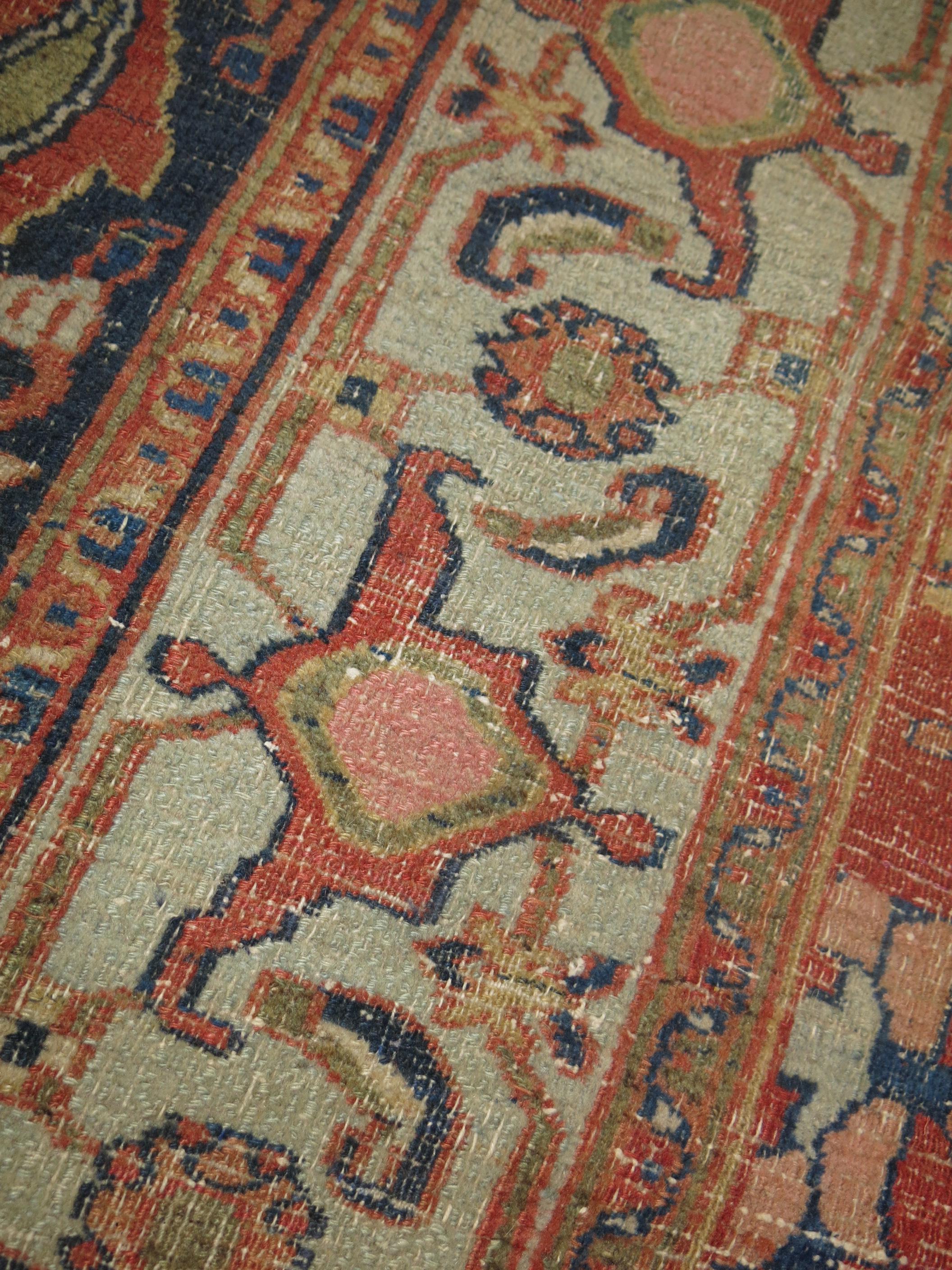 Wool Luxurious Oversize Antique Persian Doroksh Rug For Sale