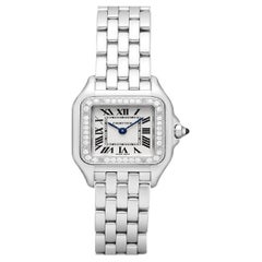 Luxurious Panthère de Cartier SM W4PN0007 - Elegant Diamond Women's Watch