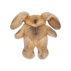 Luxurious Rabbit Teddy Bear, Made from Gold Fox, Finland