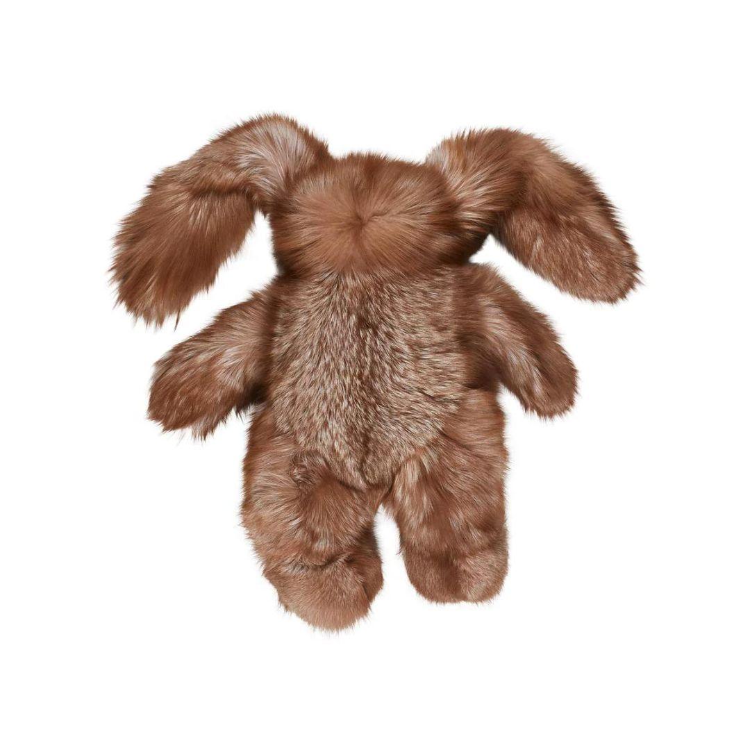 Finnish Luxurious Rabbit Teddy Bear, Made from Gold Fox, Finland For Sale