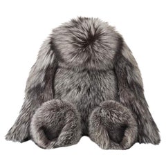 Luxurious Rabbit Teddy Bear, Made from Gold Fox, Finland