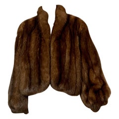 Luxurious Sable Chubby Jacket Retailed by Saks Fifth Avenue