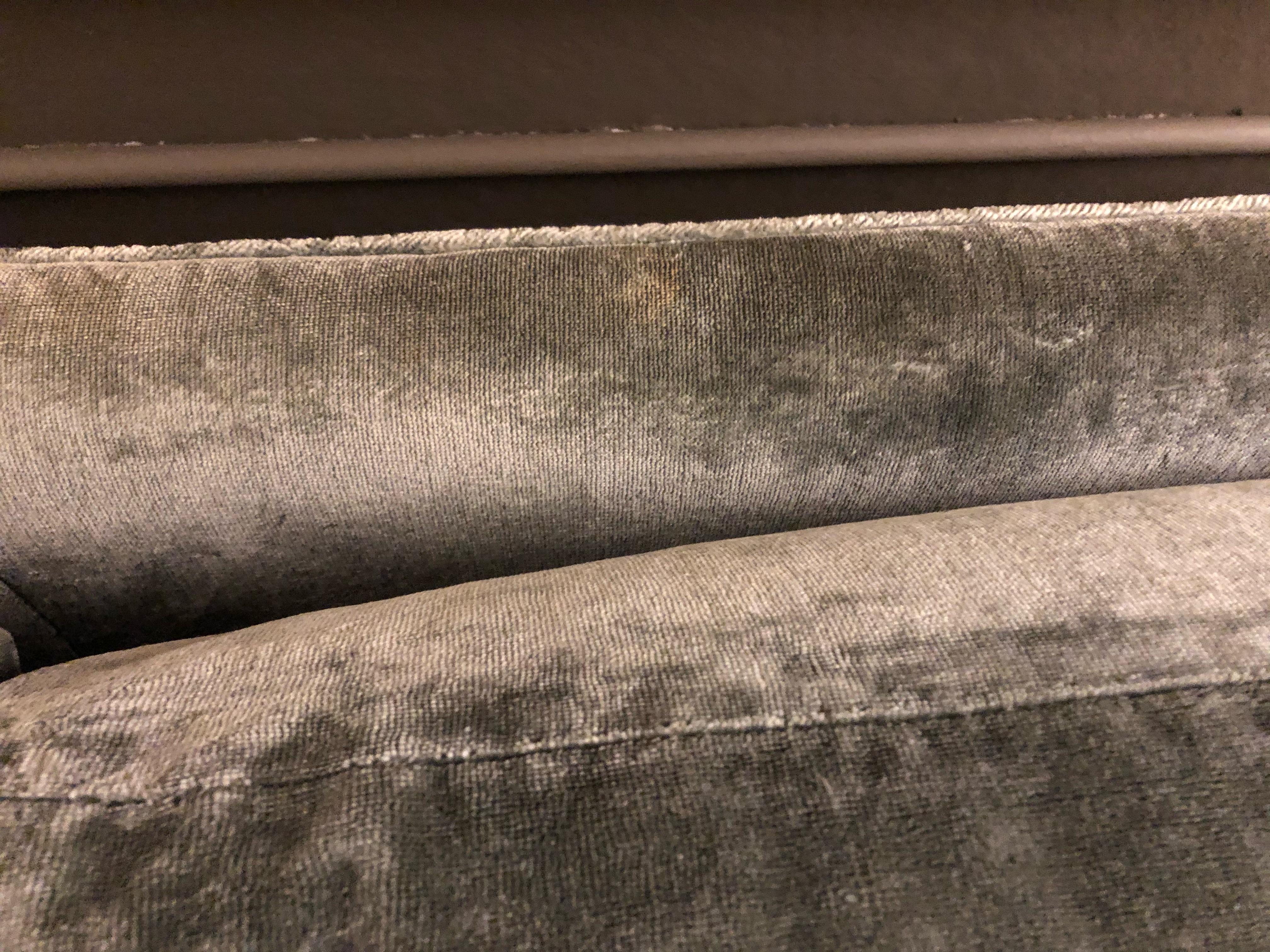 Luxurious Sage Velvet George Smith Style Classic Sofa 4