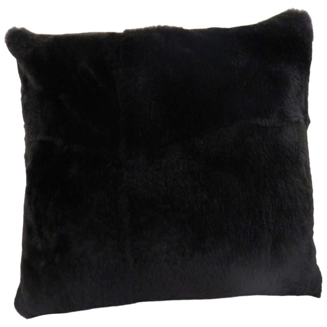Luxurious Sheared Nutria Throw Pillows For Sale