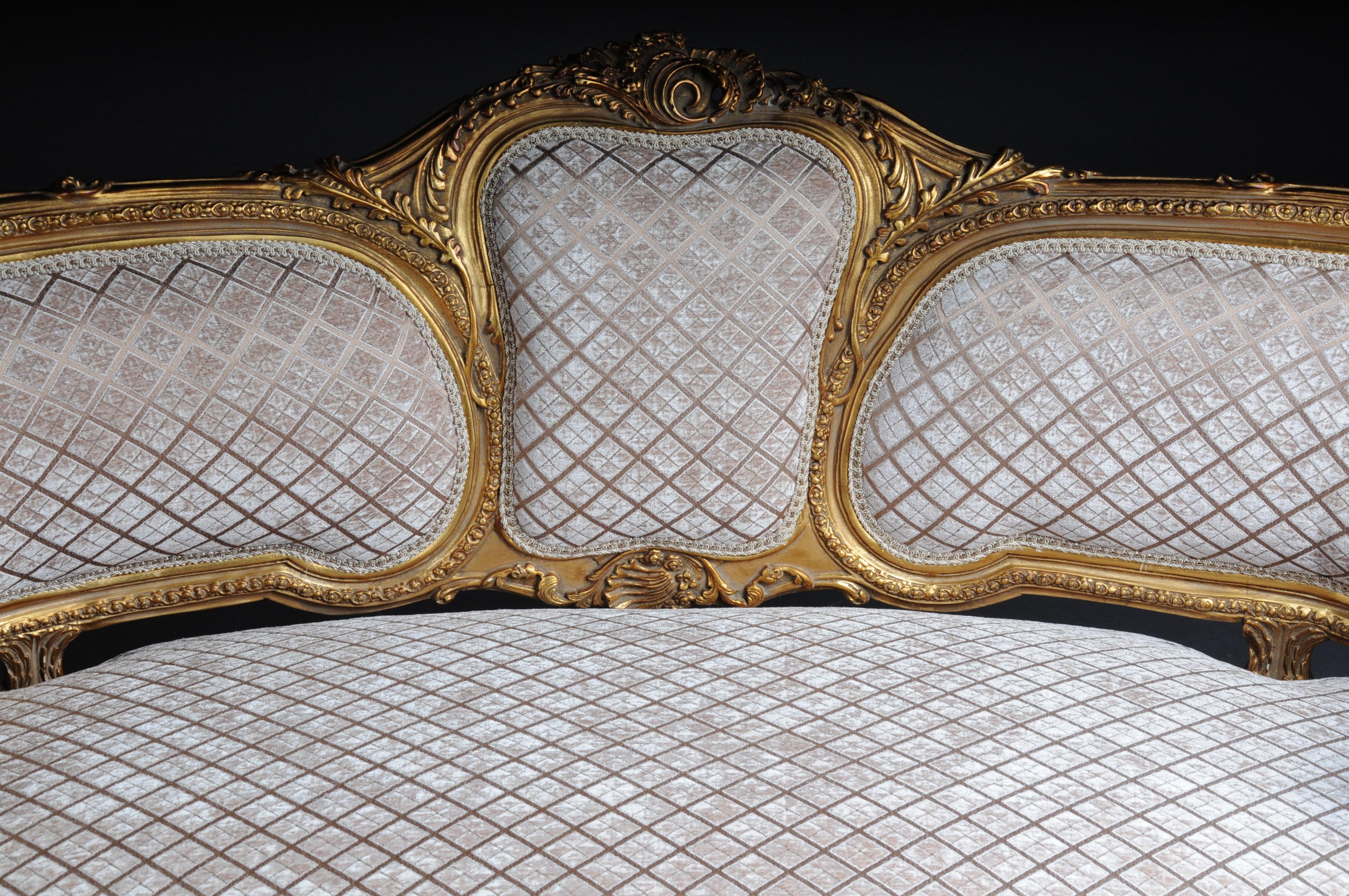 Luxurious Sofa, Canapé, Couch in Rococo or Louis XV Style For Sale 7