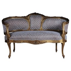 Luxuriöses Sofa, Canapé, Couch im Rokoko oder Louis XV Stil