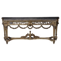 Vintage Luxurious Splendor Console, Sideboard Table in Louis XVI