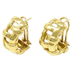 Lujosos pendientes Tiffany & Co. amarillos de 18 quilates