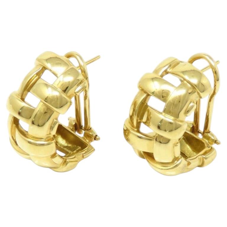 Luxurious Tiffany & Co. 18k Yellow Earrings