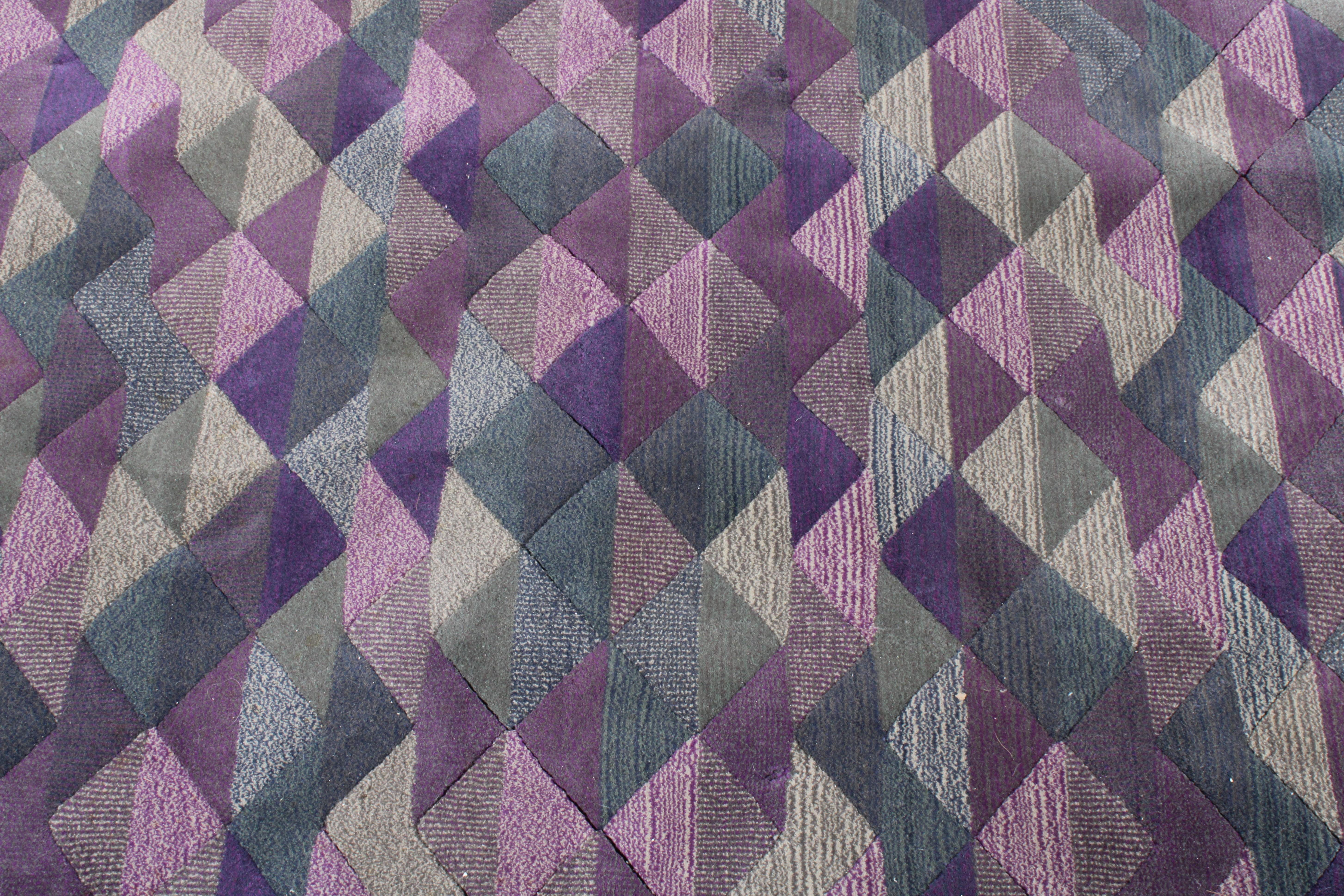 Hand-Knotted Luxurious Vintage Missoni Rug By T & J Vestor *Free International Delivery For Sale