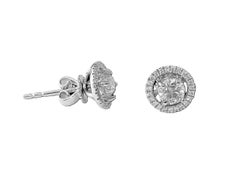 Luxury, 18K White Gold & Diamond Jacket Earrings
