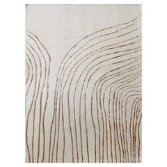 Luxury Area Rug, Art Design, NZ Wool & Viscose, 180 x 240 cm