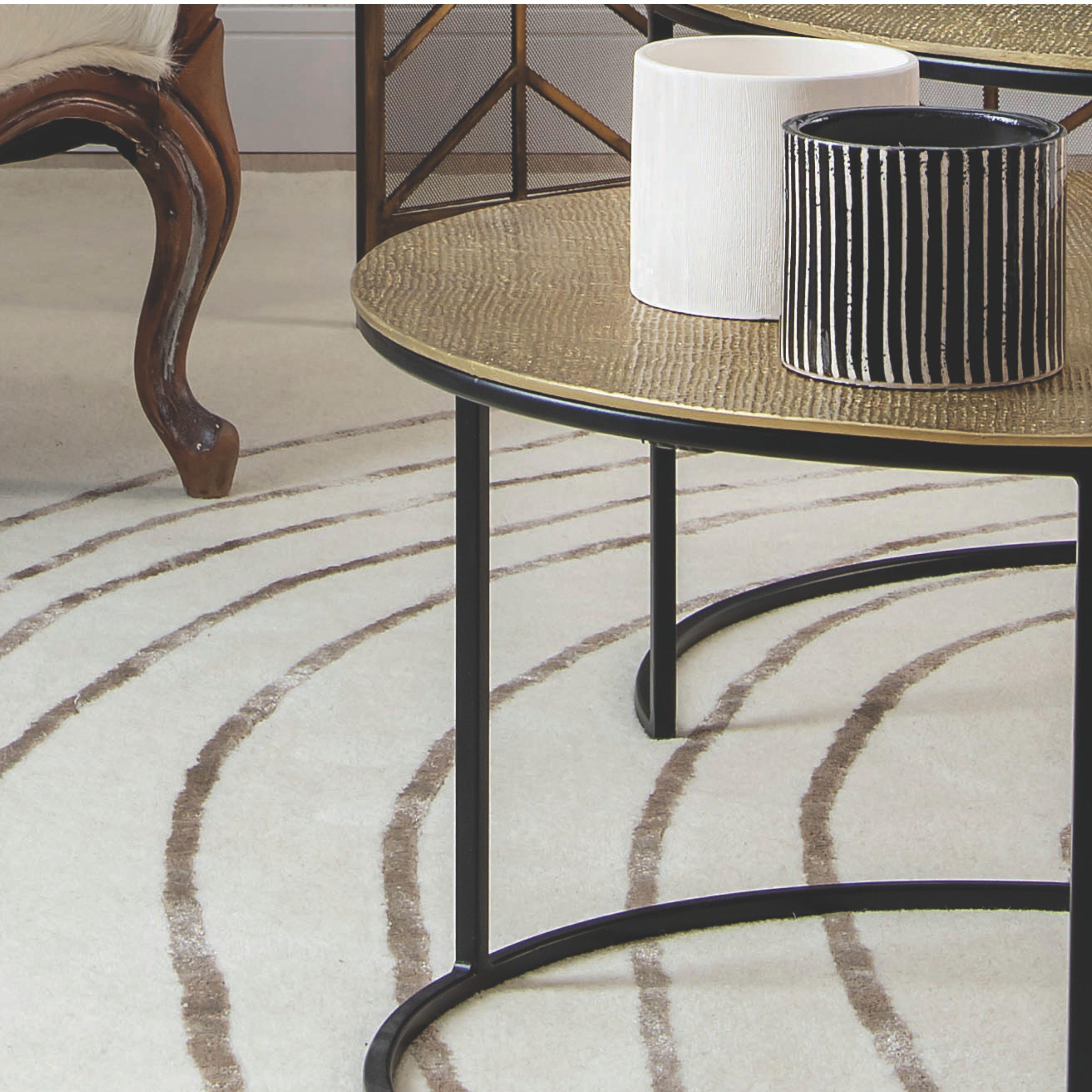 International Style Tappeto di lusso, Art Design, Lana e Viscosa NZ, 6´x 8´ in vendita