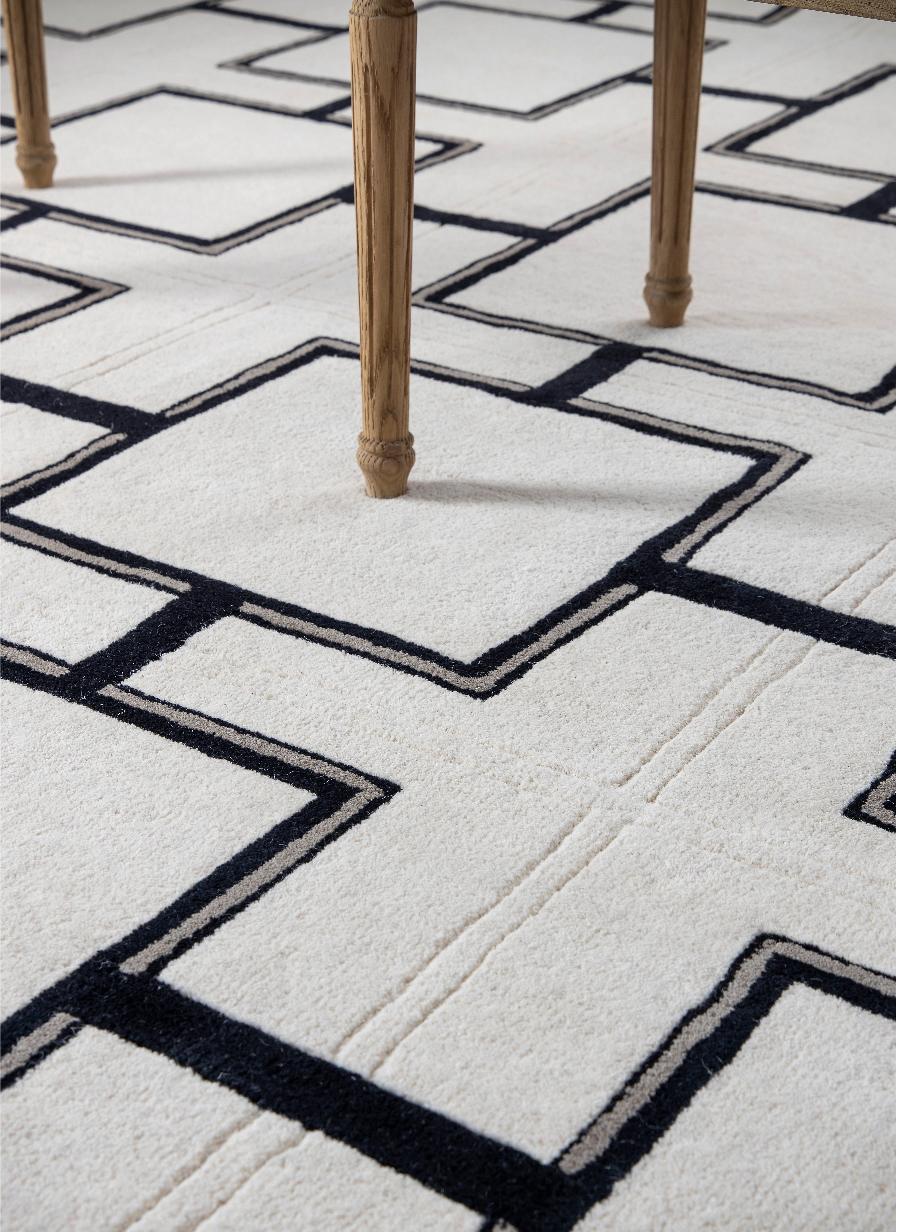 Luxus-Teppichboden, Kio Design, NZ Wolle, 8 x 10 Ft (Internationaler Stil) im Angebot
