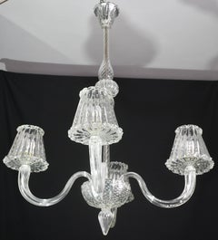 Luxury Art Decò Barovier e Toso Chandelier, Murano "Bubble" Glass, 1950s