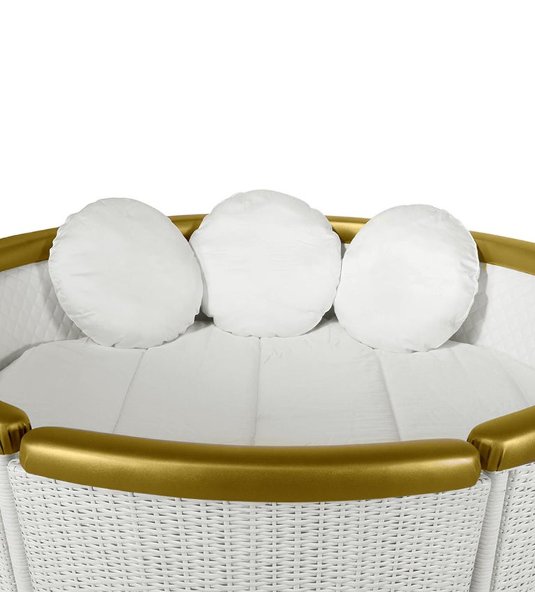 Luxury Ballooning Bed For Children Bedroom Basket Crib Bed Sofa For Kids Room