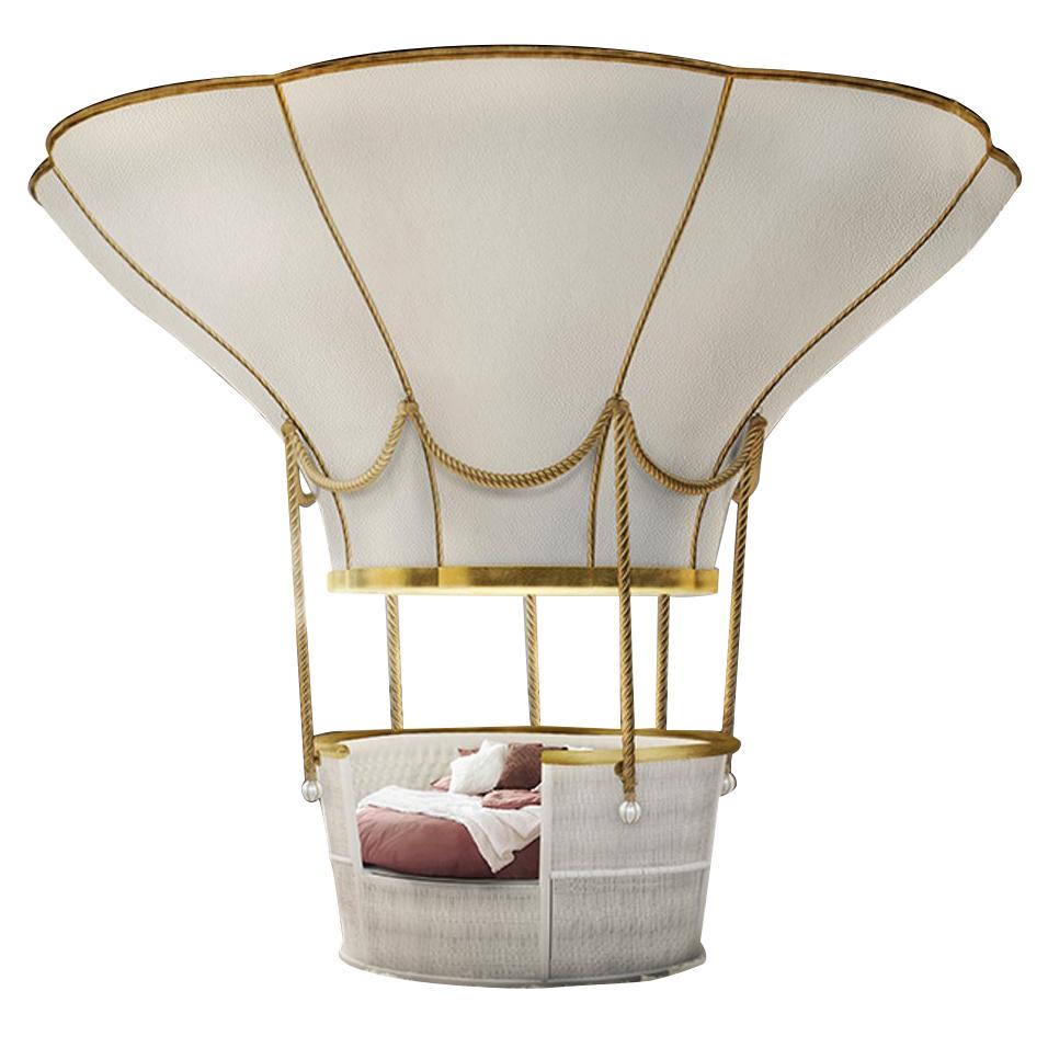 Luxury Ballooning Bed for Children Bedroom Basket Crib Bed & Sofa for Kids Room