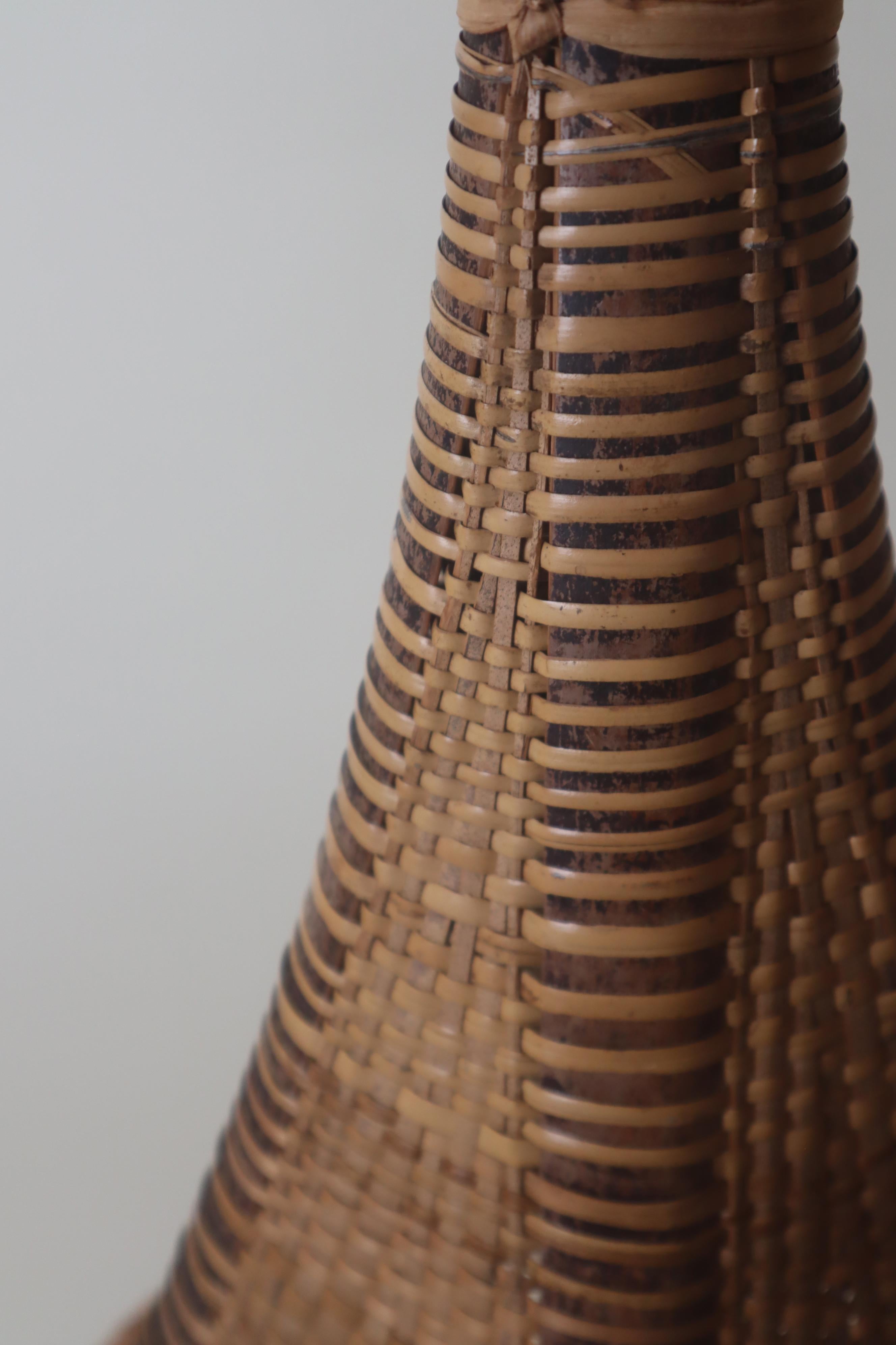 Luxury Bambu Trumpet Hanging Lamp For Sale 8
