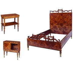 Luxury Bedroom and Two Bedside Tables by Gio Ponti