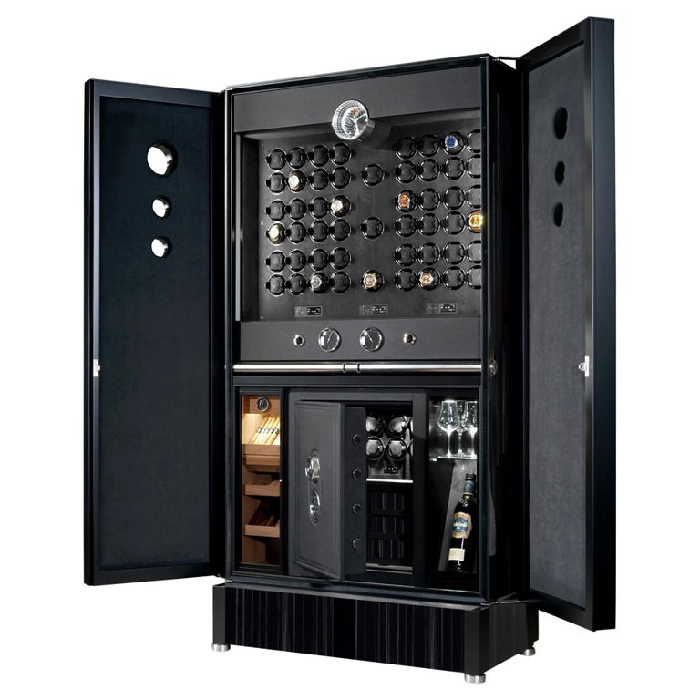 Luxury Black Watch Safe For Sale at 1stDibs