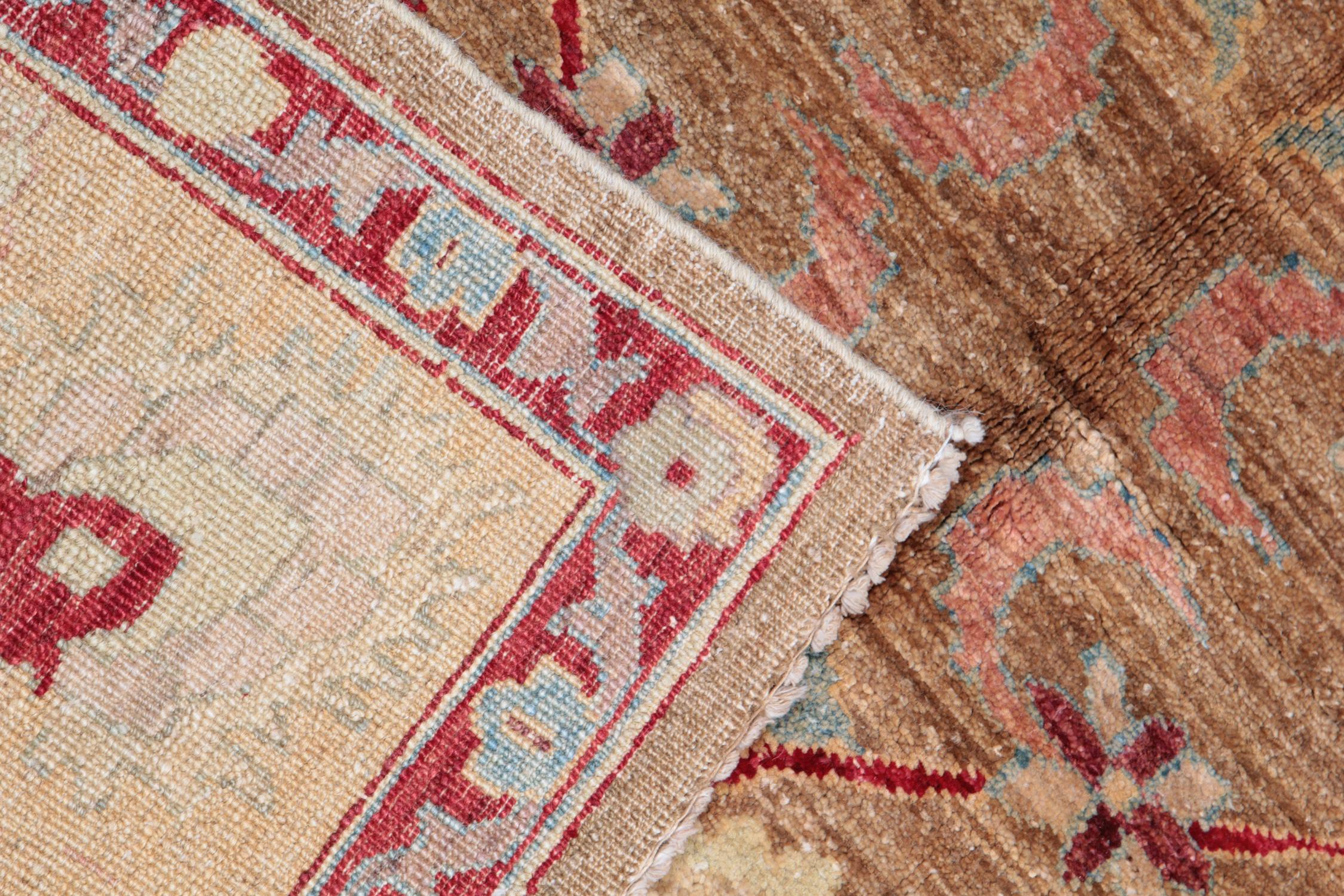 Tabriz Luxury Brown Rug Ziegler Style Living Room Rugs, All Over Design