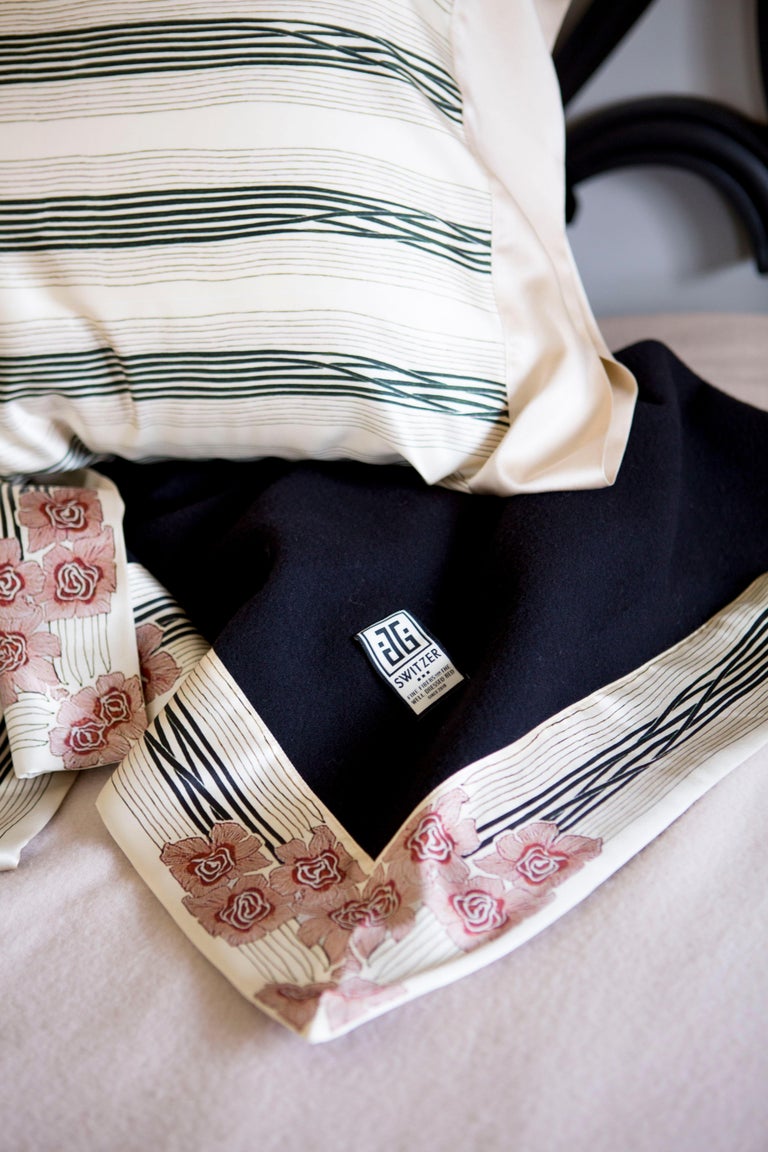 Luxury Cashmere Blanket "Now Voyager, " a Lambswool/Cashmere Blend For