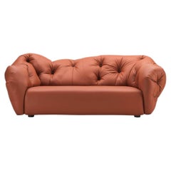 Luxury Italian Lounge Sofa in Leather - Gaetano Pesce for Meritalia Nubola 238cm