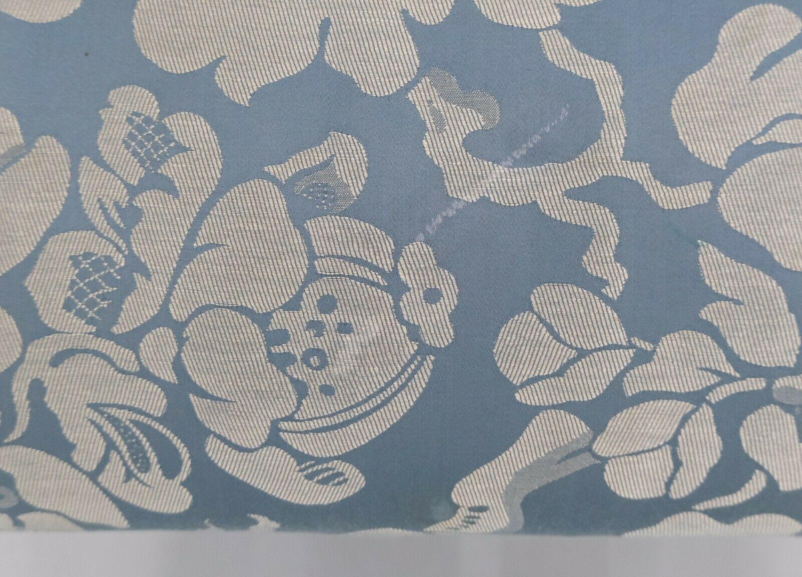 Upholstery Luxury Compact George Smith Ryan High Back Two Seater Sofa in Soft Blue/Silver