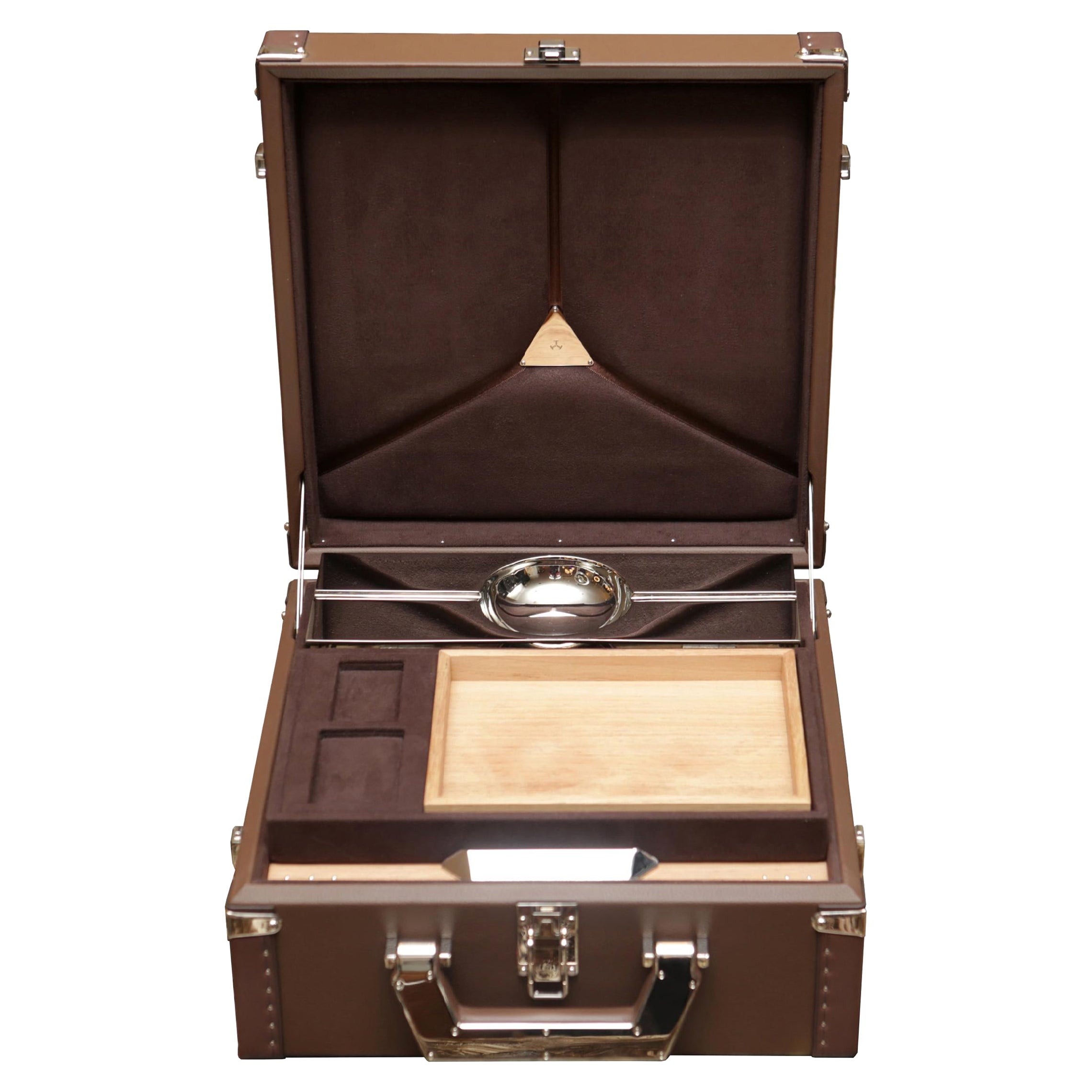 Valigia di lusso Cuban Brown in vendita