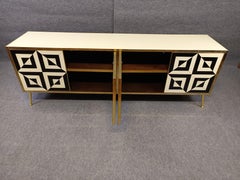 Armoire de luxe 4 portes avec design optique des années 70 Justfurnituress Design