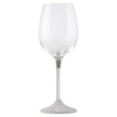 Luxury Customizable Wine Glass, Sterling Silver, Handcrafted in Italy, Gift