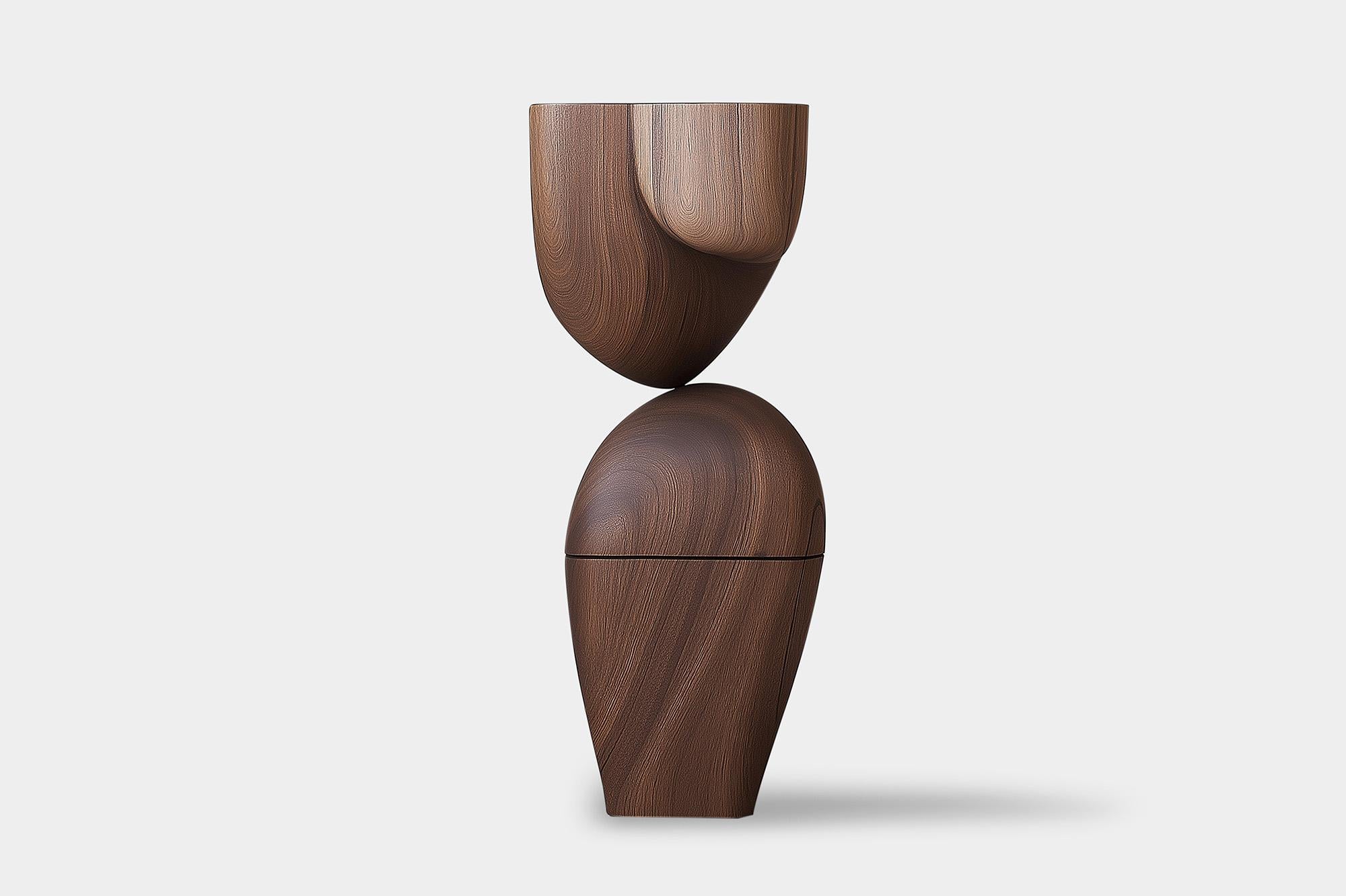 Scultura decorativa di lusso Lull No81 - Totem di legno artigianale di NONO per interni


---
L'equilibrio e la tensione sono al centro di queste sculture. L'interazione tra le forme lisce e arrotondate e le basi solide e angolari crea un delicato