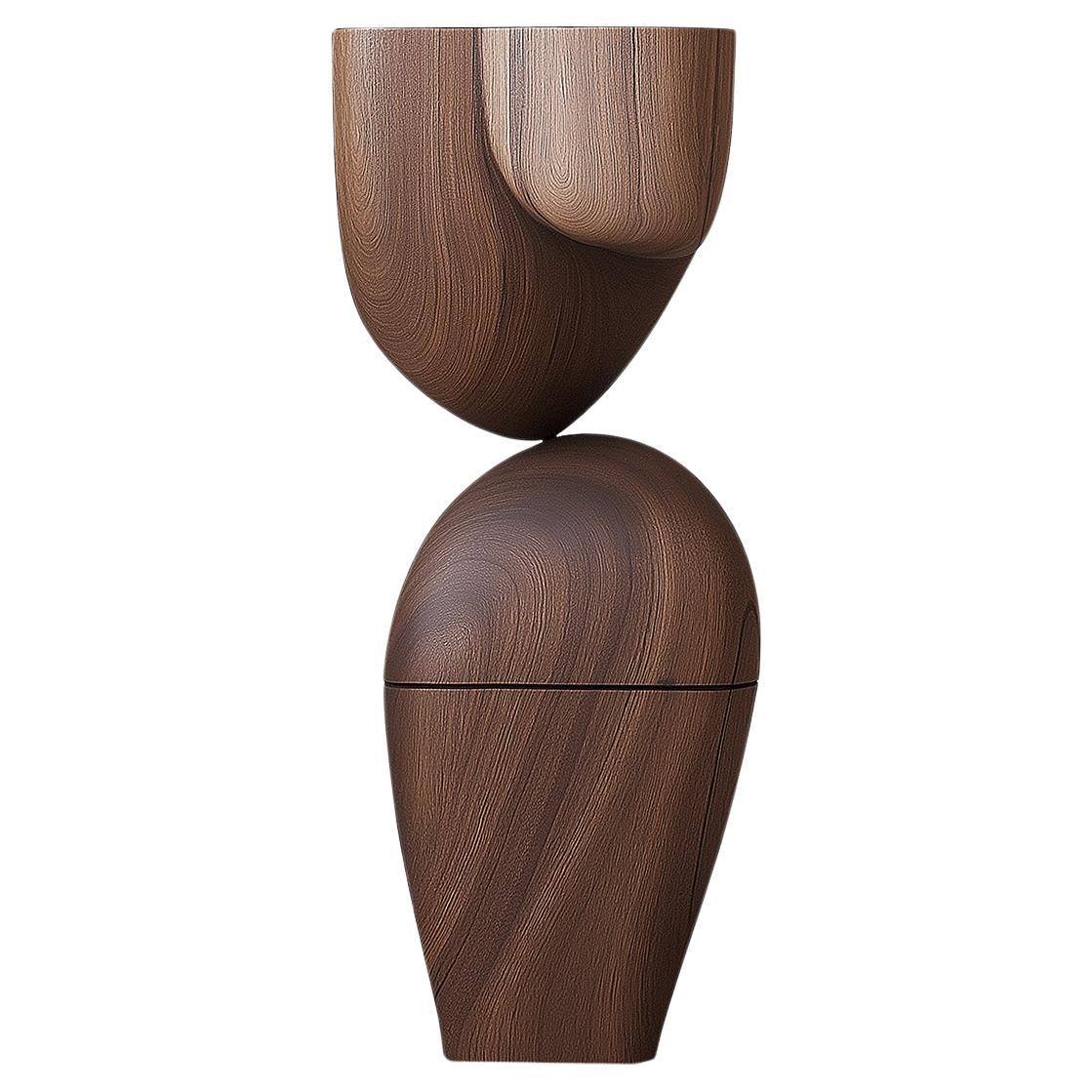 Luxury Decor Sculpture Lull No81 – NONO’s Handcrafted Wooden Totem for Interiors