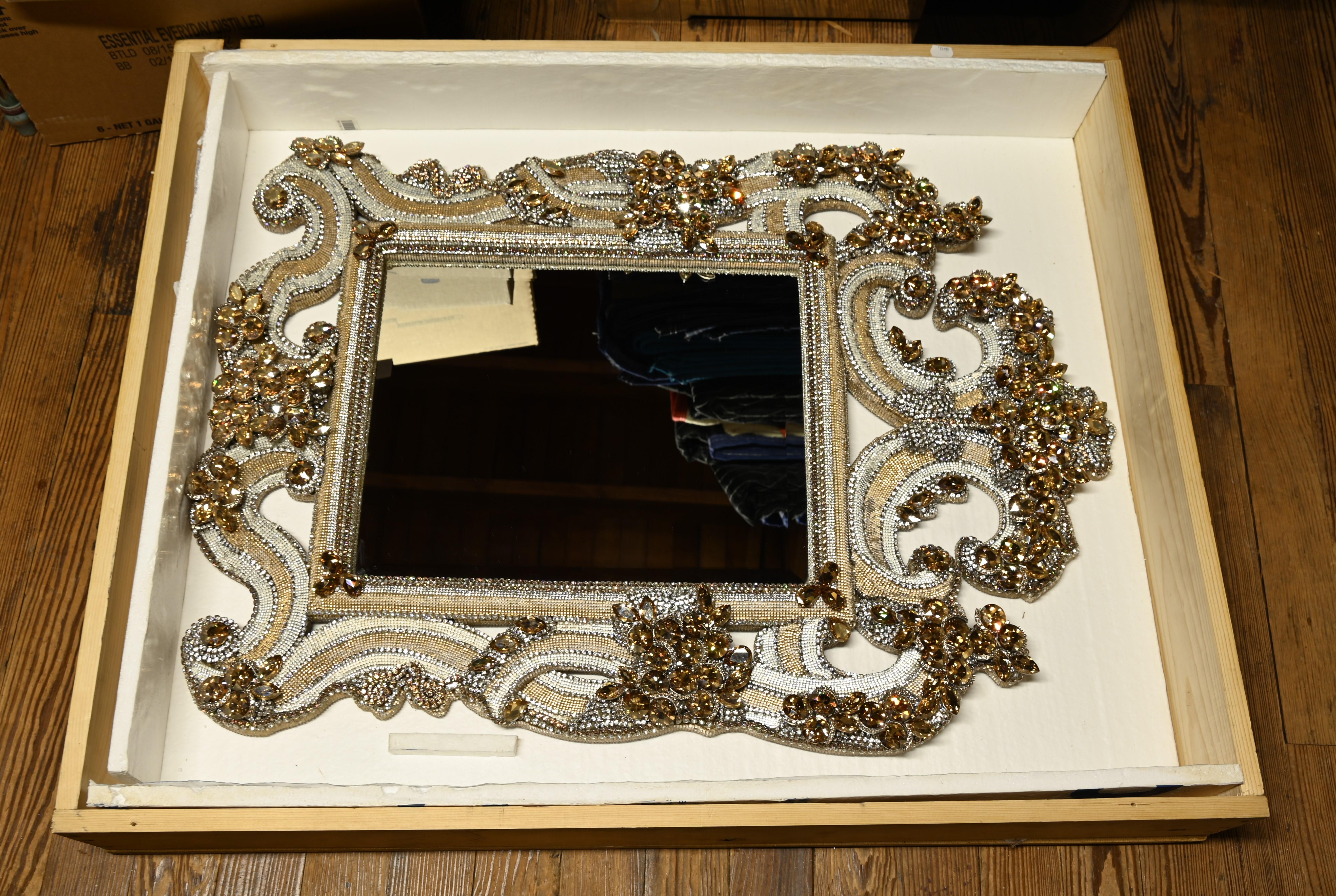 Luxury Diamond Mirror by BB Simon, 2018 1