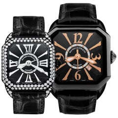 Luxury Diamond Watch Duo for Men and Women - Limited Holiday Offer -20% Discount