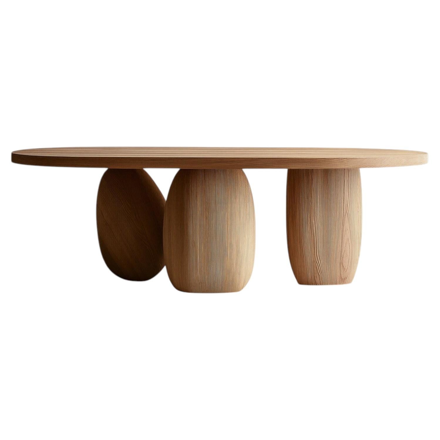 Luxury Dining Table by NONO Fishes No23 Wooden Statement Table