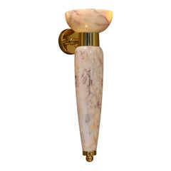 Luxury Estremoz Marble Wall Lamp, Gattopardo