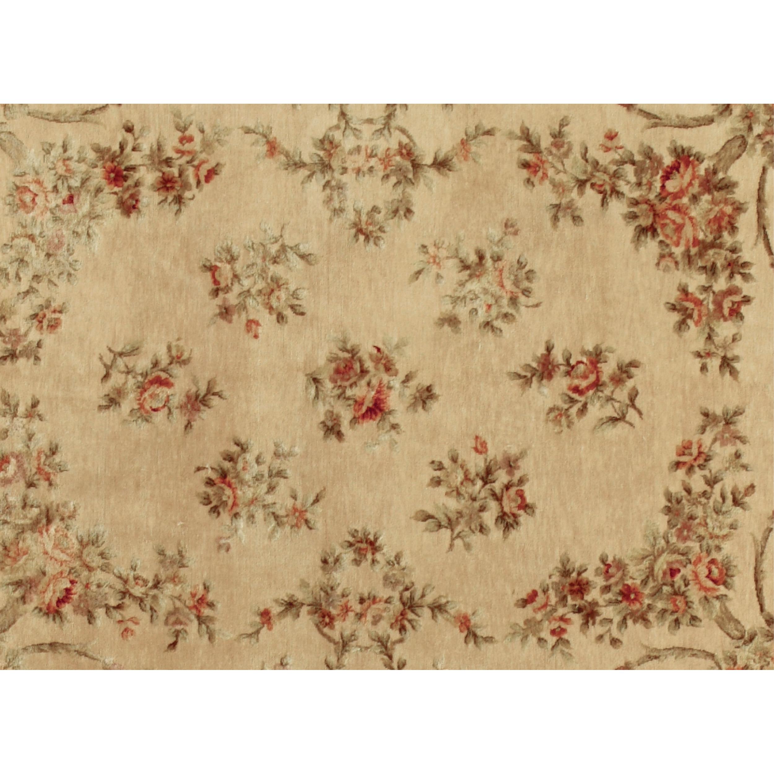 Chinese Luxury European Hand-Knotted Shenandoah Birch 10x14 Rug For Sale