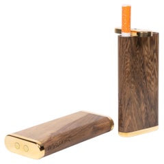 Dugout de luxe en bois exotique et bronze de William Stuart pour Costantini Design